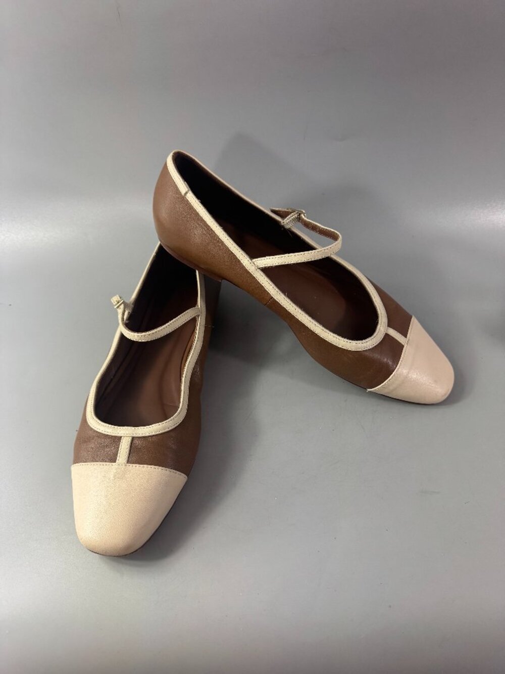 alohas Agate Retro Tan Ballet Flats, Size 39, US 8 - Picture 2 of 16